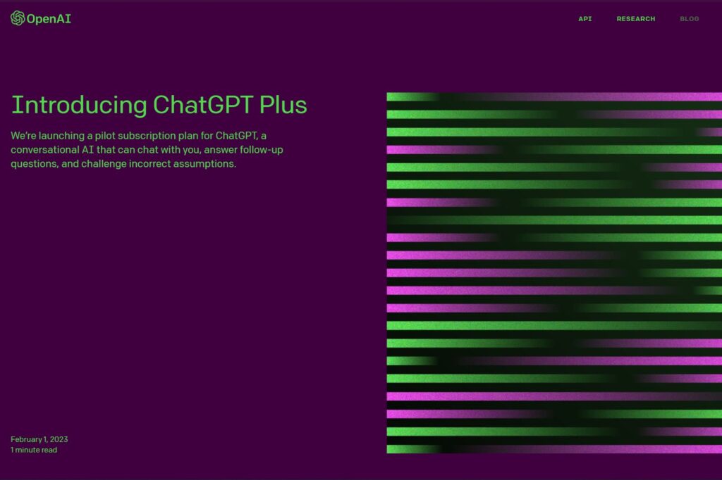 Chat GPT Plus Pricing & Features